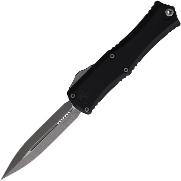 Microtech Auto Hera II OTF Mini Black Aluminum Apocalyptic D/E Bohler M390MK