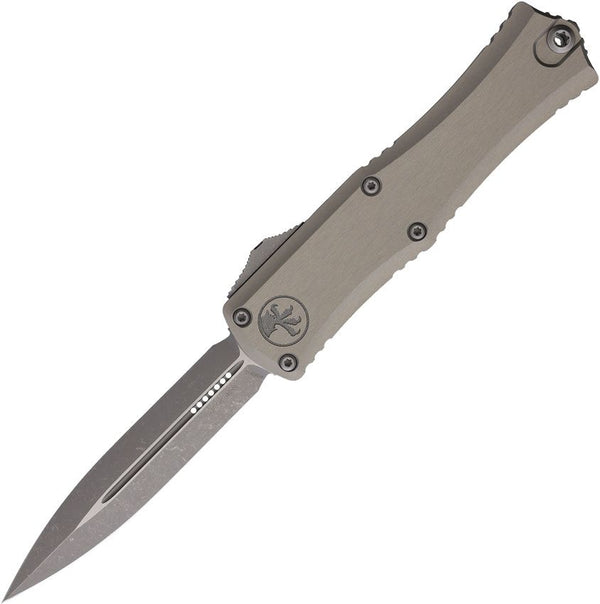 Microtech Auto Hera II OTF Mini Gray Aluminum Apocalyptic D/E Bohler M390MK