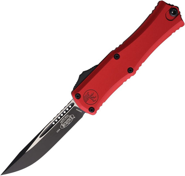 Microtech Auto Hera II Mini OTF Red Aluminum Two Tone Bohler M390MK