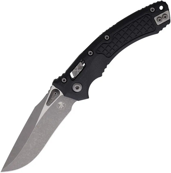 Microtech Amphibian S/E Ram-Lok Black Frag Pattern G10 Apocalyptic Bohler M390MK