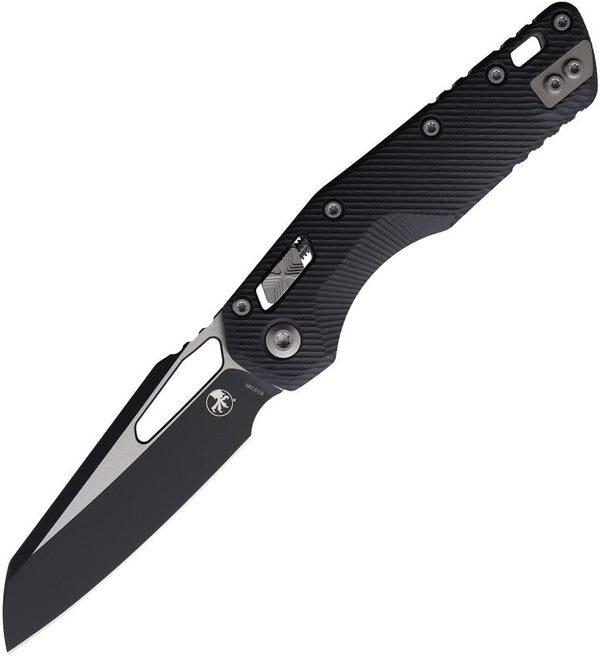 Microtech MSI Ram-Lok Black Fluted G10 Two Tone Sheepsfoot Bohler M390MK