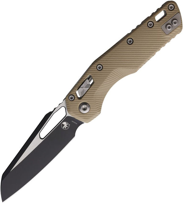 Microtech MSI Ram-Lok Tan Fluted G10 Two-Tone Wharncliffe M390MK