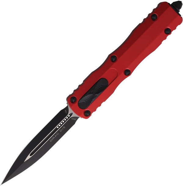 Microtech Auto Dirac D/E OTF Red Aluminum Two tone Bohler M390