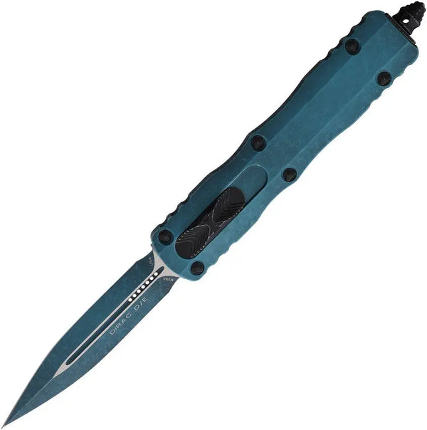 Microtech Auto Dirac OTF Blue Weather Aluminum D/E Bohler M390