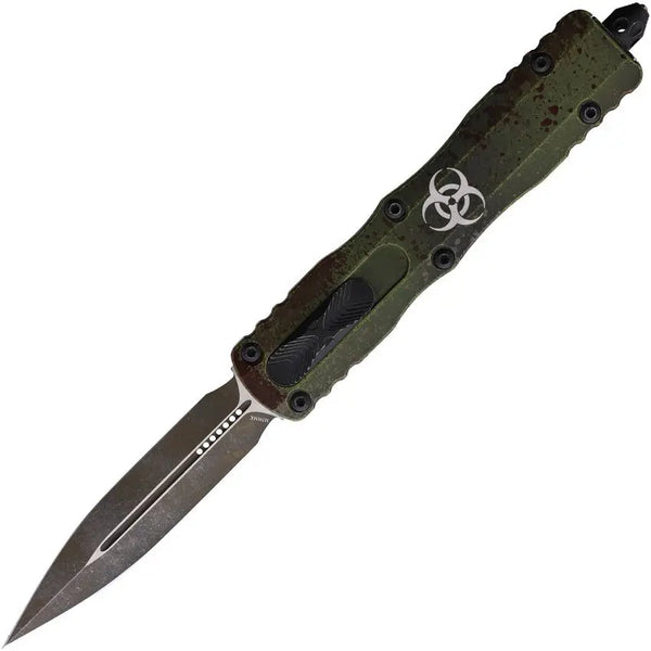 Microtech Auto Dirac Delta OTF Outbreak Aluminum D/E Bohler M390MK