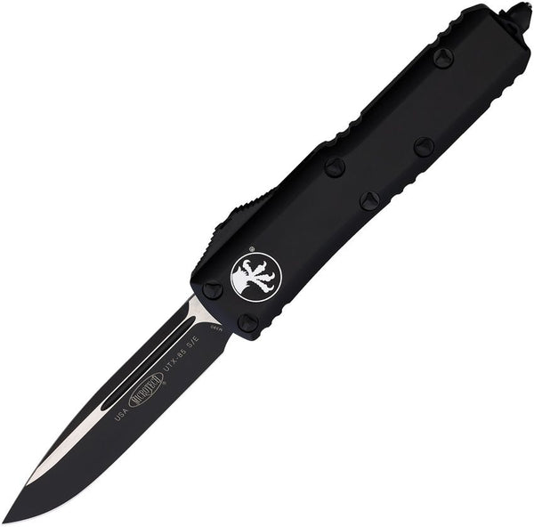 Microtech Auto UTX-85 OTF Black Aluminum S/E Two Tone Bohler M390