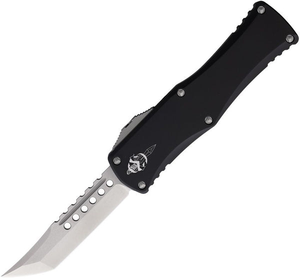 Microtech Auto Hera HH OTF Black Aluminum Stonewash Tanto Bohler M390