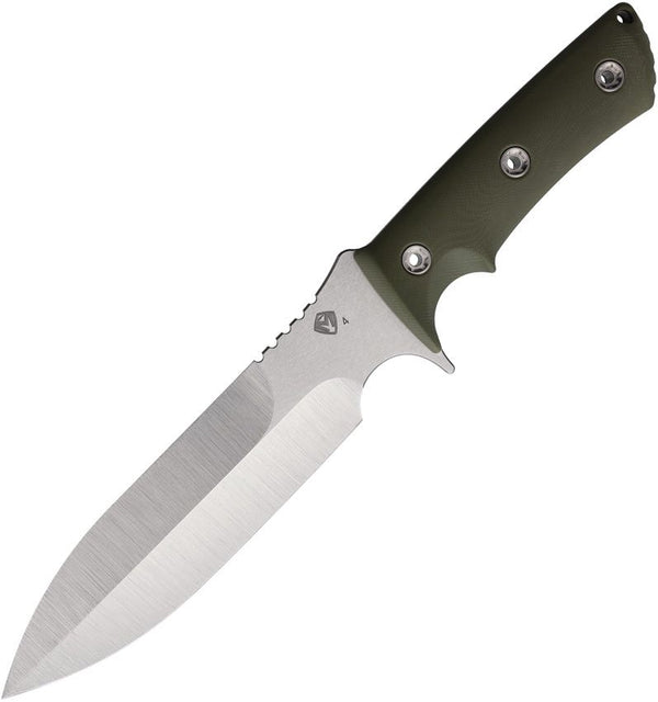 Medford Jungle Fighter Fixed Blade OD Green G10 Tumbled S45VN