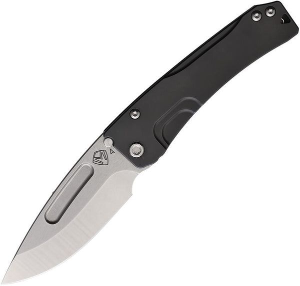 Medford Slim Midi Flat Ground Black DLC Titanium Tumbled DP S45VN