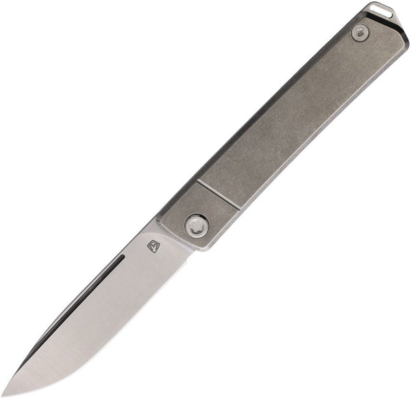 Medford Gentleman Jack 2 Tumbled Titanium Drop Point S45VN