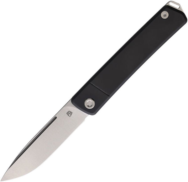 Medford Gentleman Jack 2 Black DLC Coated Titanium Tumbled Drop Point S45VN