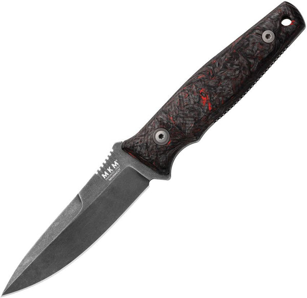 MKM-Maniago Knife Makers TPF-Defense Dark Matter Fat Carbon Black Stonewash MagnaCut