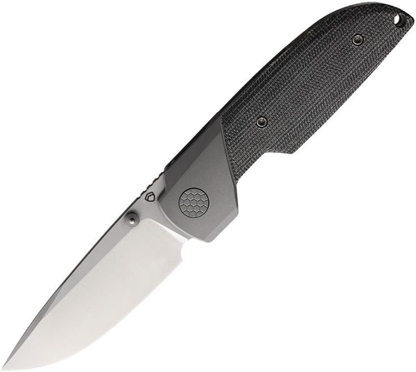Matsey Basilisk Framelock Black Micarta Stonewash Bohler M390