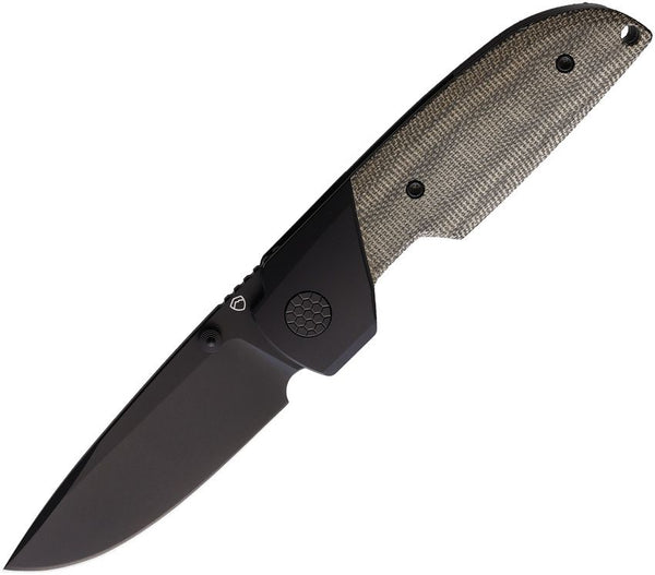 Matsey Basilisk Framelock Green Micarta Black Stonewash Bohler M390