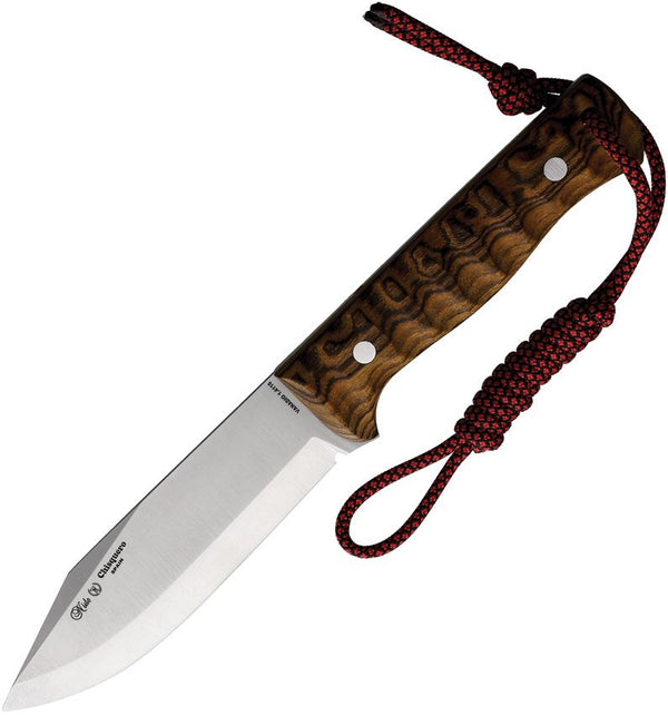 Nieto Chisquero Fixed Blade Sculpted Bocote Wood Satin 1.4116 Stainless