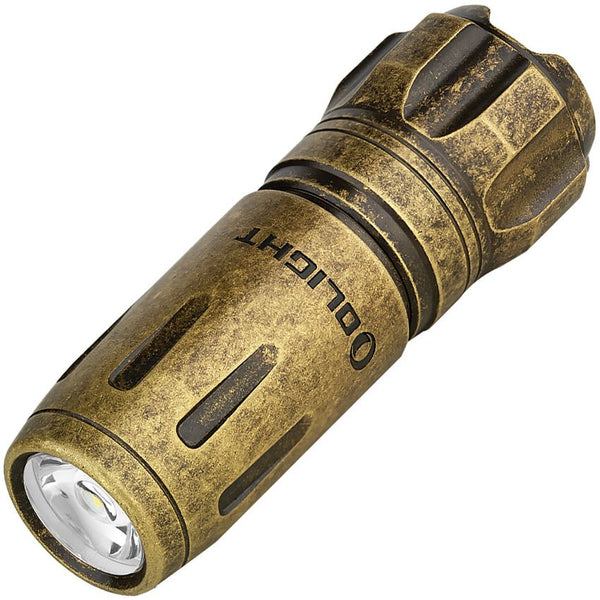 Olight i18 Keychain Flashlight Brass