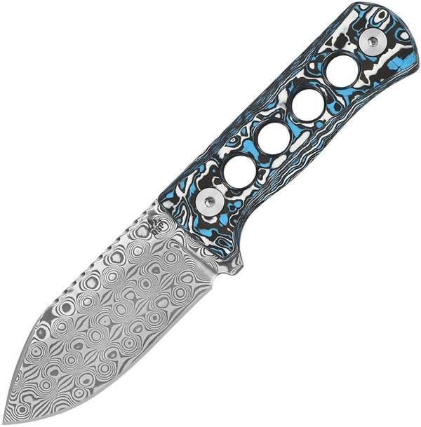 QSP Knife Canary Neck Knife Damascus