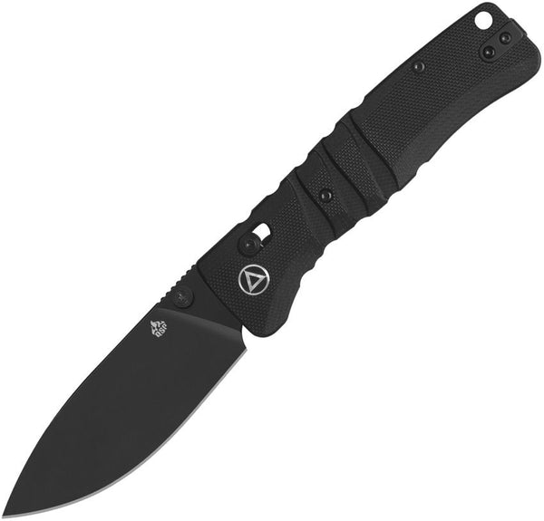 QSP Knife Ripley Glyde Lock Blackout G10 14C28N Sandvik