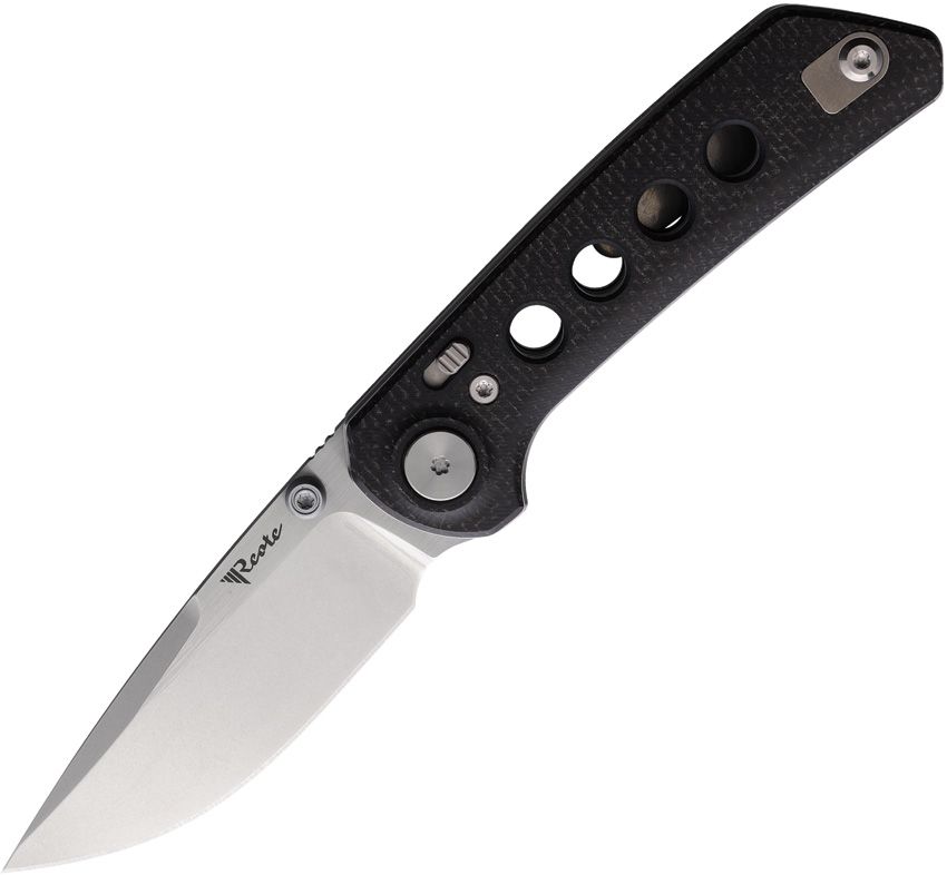 Reate Knives PL-XT Black Micarta Stonewash Nitro V