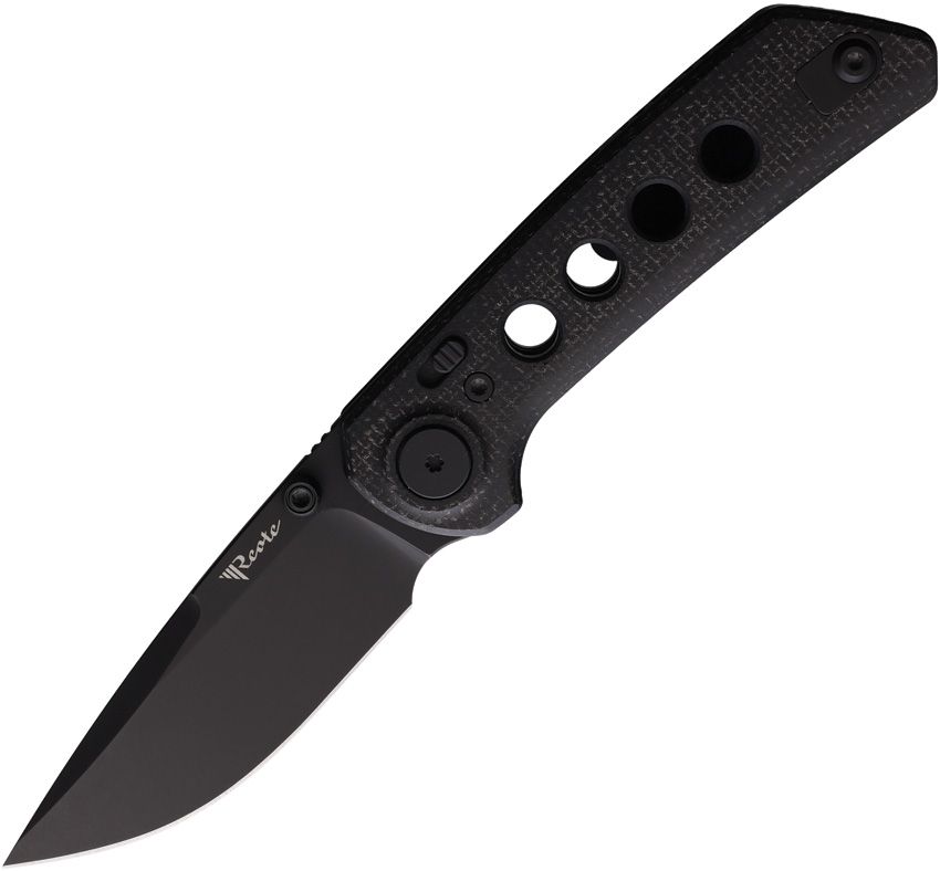 Reate Knives PL-XT Blackout Micarta PVD Coated Nitro V