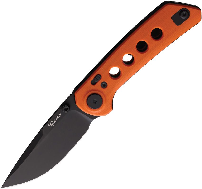 Reate Knives PL-XT Orange G10 Black PVD Nitro V