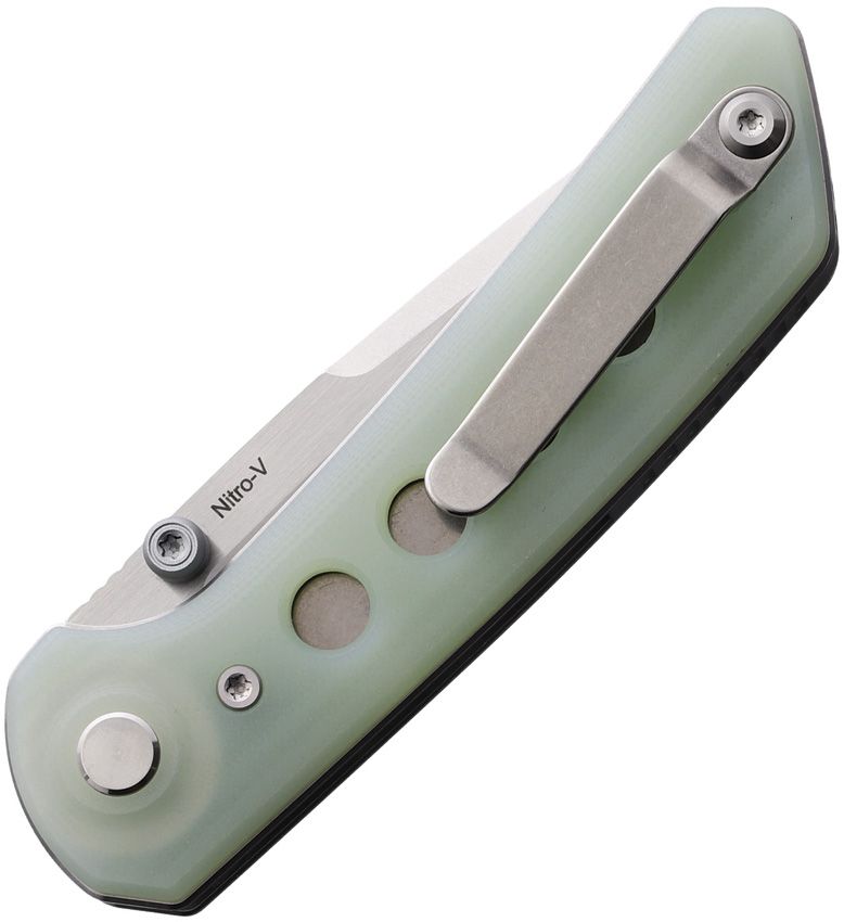 Reate Knives PL-XT Jade G10 Stonewash Nitro V