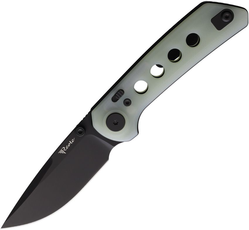 Reate Knives PL-XT Jade G10 Black PVD Nitro V