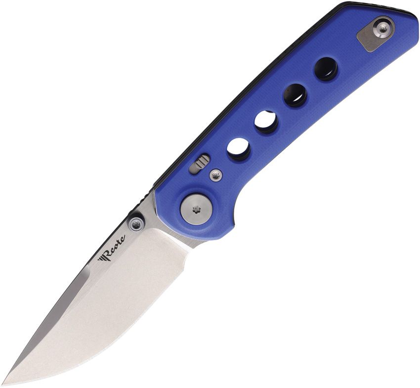 Reate Knives PL-XT Blue G10 Stonewash Nitro V