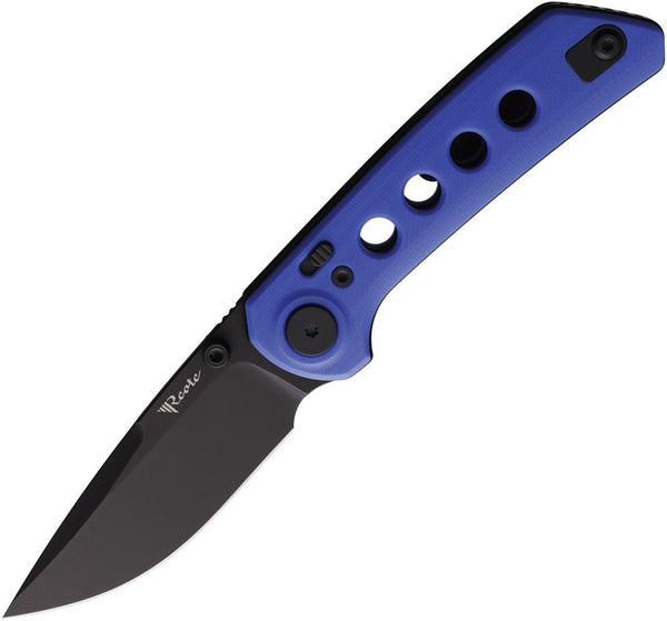 Reate Knives PL-XT Blue G10 Black PVD Nitro V