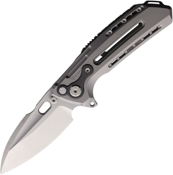 Reate Knives T6000 Framelock Bead Blast Titanium Satin Bohler M390