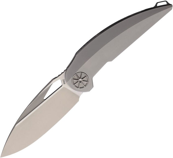 Rike Knife Tissot 2 Linerlock Gray Titanium Satin Bohler M390