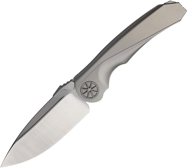 Rike Knife Tissto 1 Linerlock Gray Titanium Satin Bohler M390