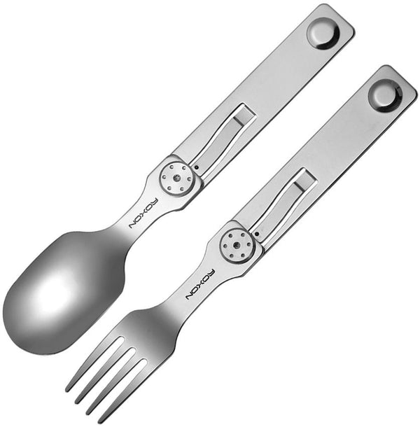 ROXON 2 in 1 Camping Utensil Set