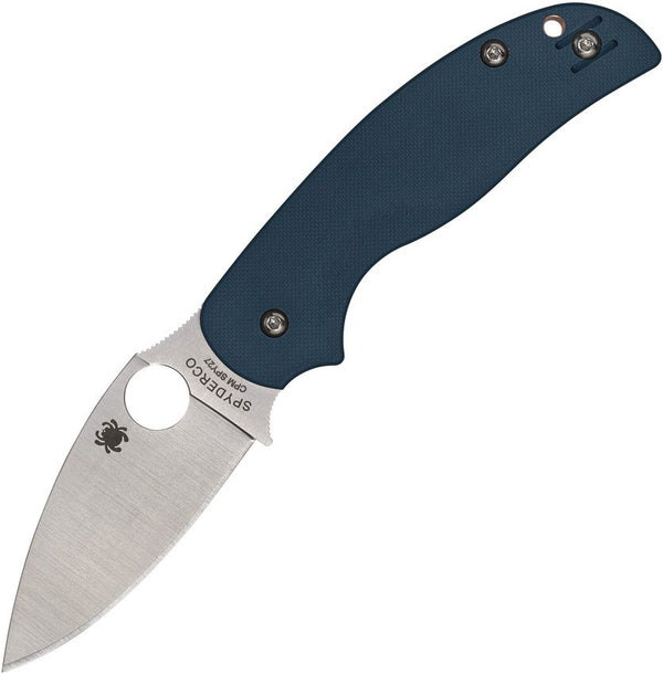 Spyderco Sage 5 Compression Lock Cobalt Blue G10 Satin CPM SPY27