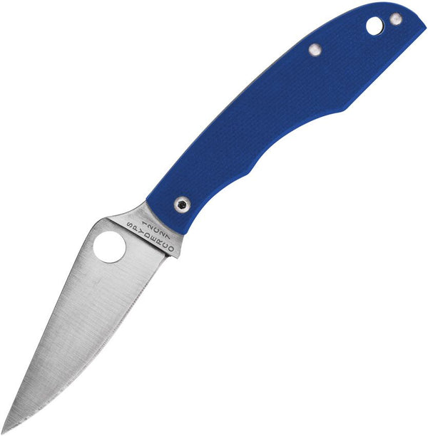 Spyderco Grasshopper Blue G10 Satin 12C27 Sandvik