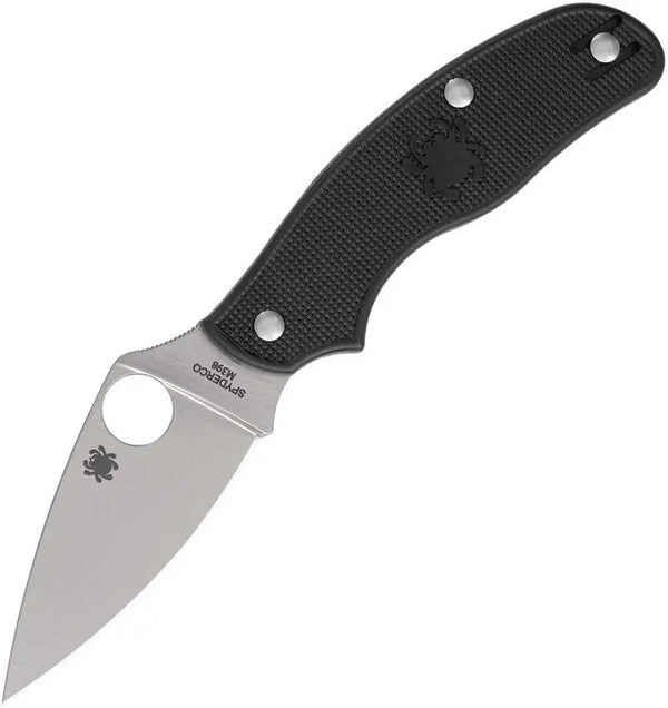 Spyderco Metropolitan SLIPIT Black FRN Satin PlainEdge Bohler M398