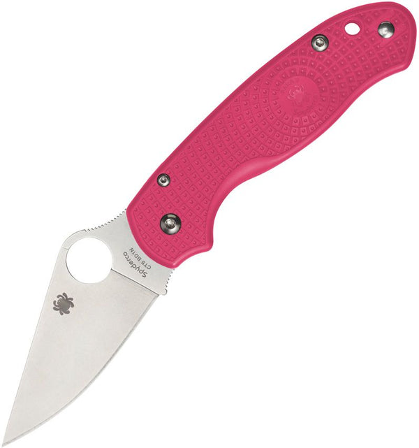 Spyderco Para 3 Lightweight Compression Lock Pink FRN Satin PlainEdge CTS BD1N