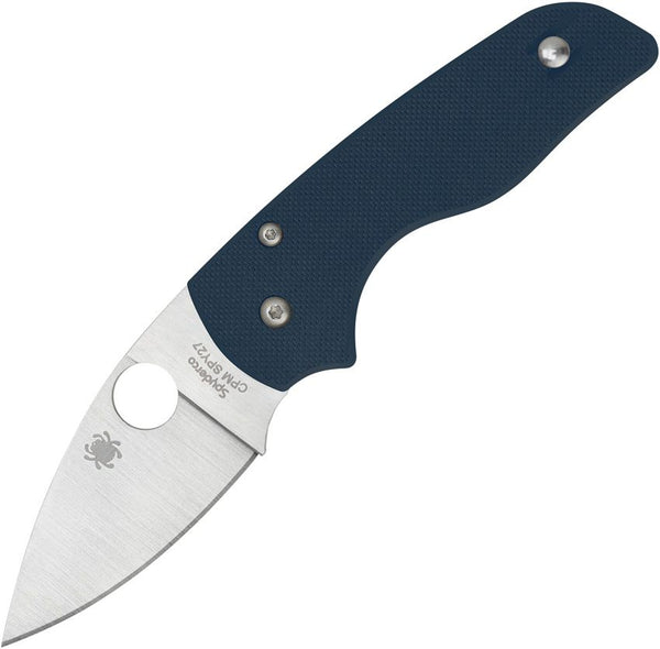 Spyderco Lil' Native Compression Lock Cobalt Blue G10 Satin PlainEdge CPM SPY27