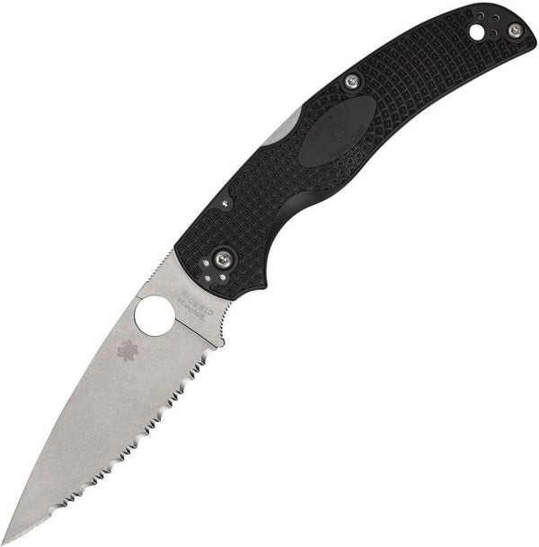 Spyderco Native Chief Lockback Black FRN Satin SpyderEdge CTS BD1N