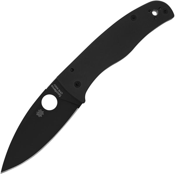 Spyderco Bodacious Compression Lock Black G10 DLC Coating PlainEdge CPM S30V