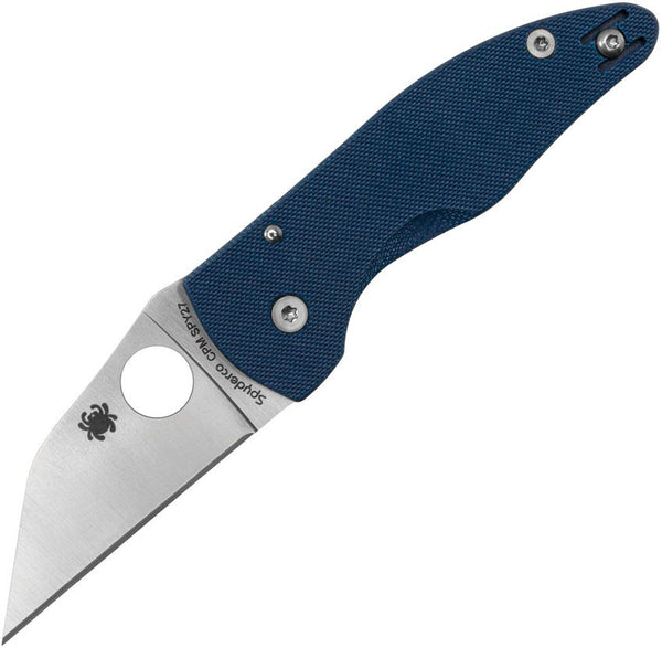 Spyderco MicroJimbo Compres Lock Blue G10 Satin CPM SPY27