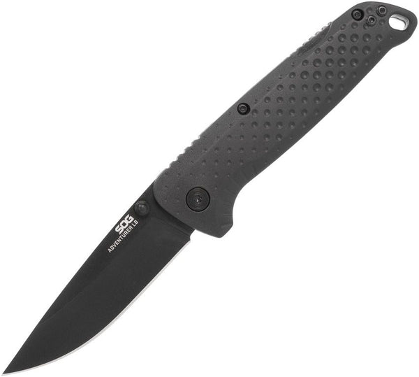 SOG Adventure Lockback Blackout GFN PVD Coated 5Cr15MoV