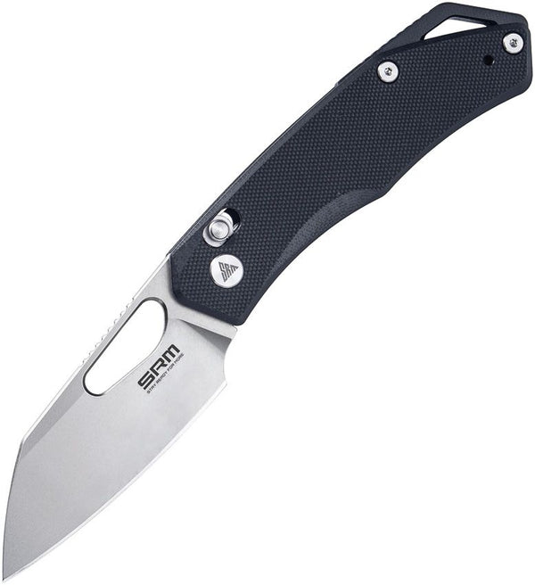 SRM Knives Cub 261M Ambi-Lock Black G10 Bead Blast 154CM