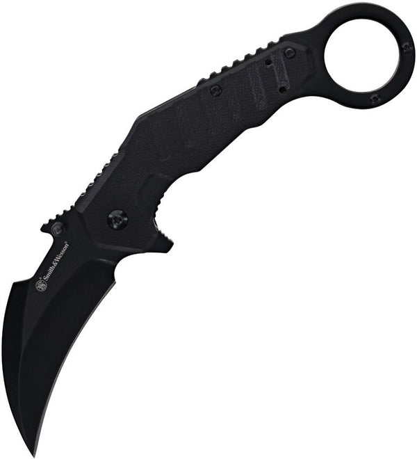 Smith & Wesson Extreme Ops Linerlock Blackout G10 Karambit