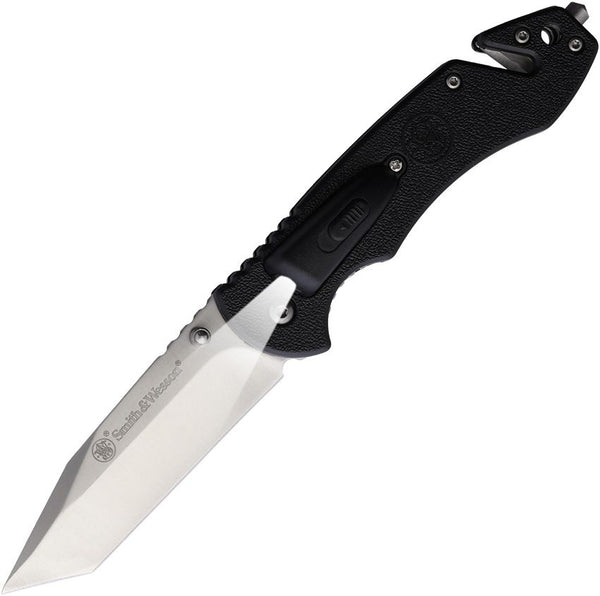 Smith & Wesson Flashlight Linerlock Satin Tanto