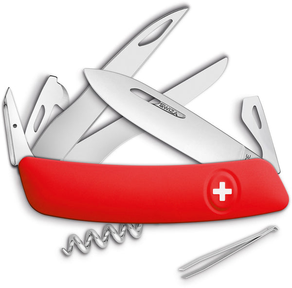 D07 Swiss Pocket Knife Red_0