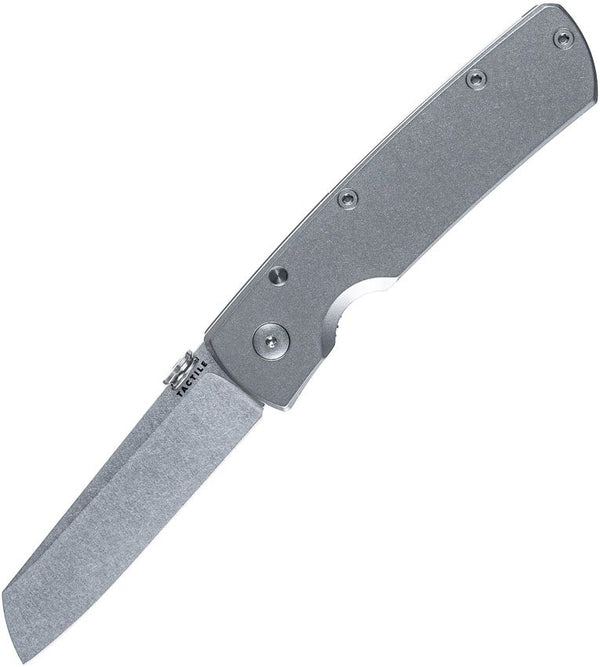 Tactile Knife Company Mariner 2 Linerlock Gray Titanium Stonewash Sheepsfoot Magnacut