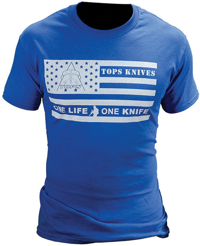 T-Shirt Flag Logo Blue Large_0