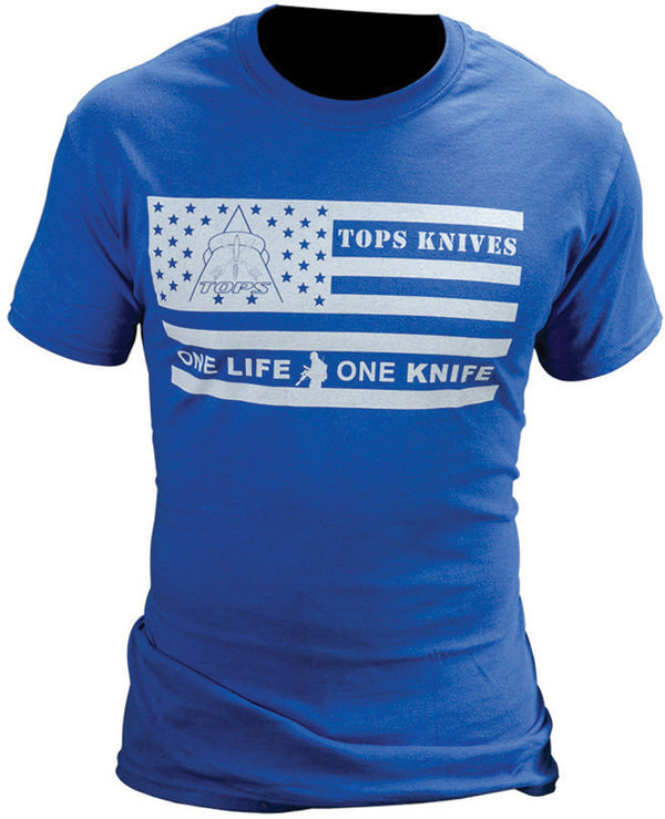 T-Shirt Flag Logo Blue Medium_0