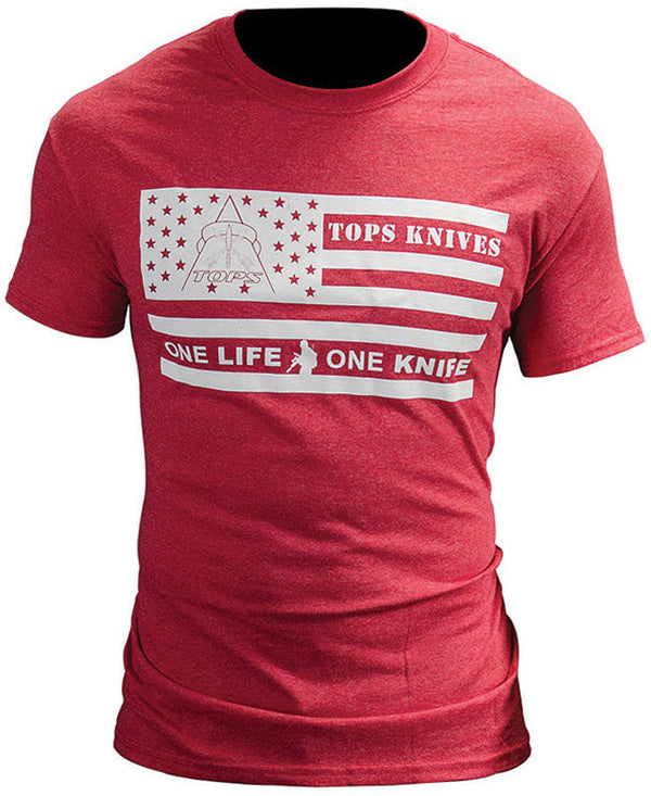 T-Shirt Flag Logo Red Large_0